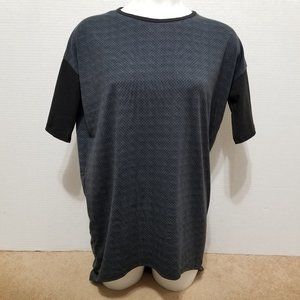 Lularoe top XXS Irma criss cross pattern tunic stretch